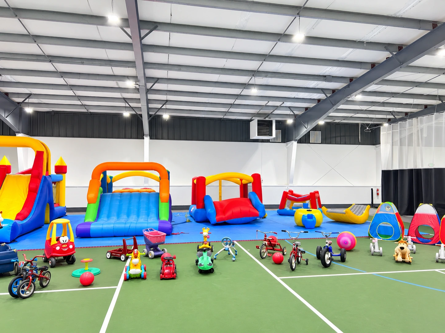 Front view of Celebrate inflatables